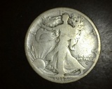 1917-D OBV Walking Liberty Half