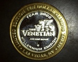 Limited Edition TEN DOLLAR .999 SILVER PROOF *VENETIAN* Gaming Coin Token