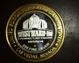 Limited Edition TEN DOLLAR .999 SILVER PROOF *WESTWARD HO* Gaming Coin Token