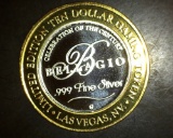 Limited Edition TEN DOLLAR .999 SILVER PROOF *BELLAGIO* Gaming Coin Token