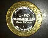 Limited Edition TEN DOLLAR .999 SILVER PROOF *MANDALAY BAY* Gaming Coin Token