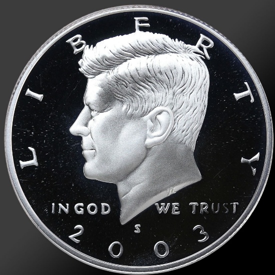 2003 90% Silver Kennedy Half Dollar Gem Proof Coin!