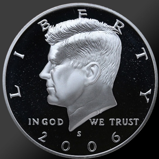 2006 90% Silver Kennedy Half Dollar Gem Proof Coin!