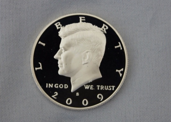 2009 90% Silver Kennedy Half Dollar Gem Proof Coin!
