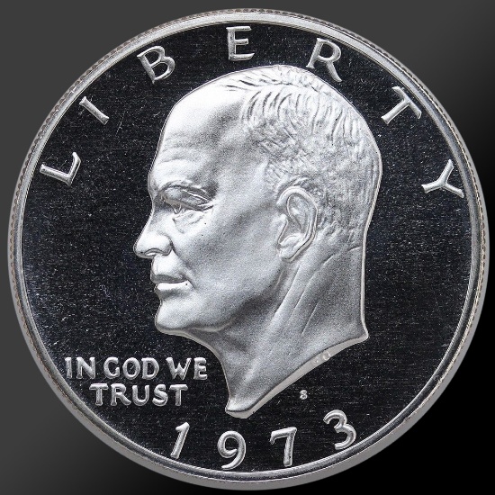 1973 Eisenhower Ike Dollar Gem Proof Coin!