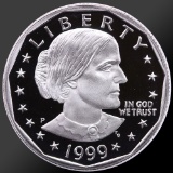 1999 Susan B Anthony SBA Dollar Gem Proof Coin!