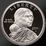 2001 Sacagawea Dollar Gem Proof Coin!