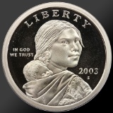 2003 Sacagawea Dollar Gem Proof Coin!