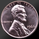 Roll of 1966 Proof Lincoln Cents