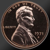 Roll of 1971 Proof Lincoln Cents
