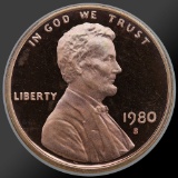 Roll of 1980 Proof Lincoln Cents