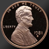 Roll of 1981 Proof Lincoln Cents