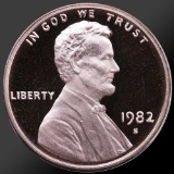 Roll of 1982 Proof Lincoln Cents