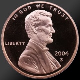 Roll of 2004 Proof Lincoln Cents