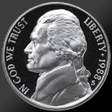 Roll of 1988 Proof Jefferson Nickels