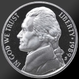 Roll of 1989 Proof Jefferson Nickels