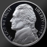 Roll of 1995 Proof Jefferson Nickels