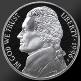 Roll of 1996 Proof Jefferson Nickels
