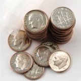 Roll of 1987 Proof Roosevelt Dimes