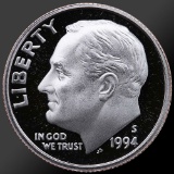 Roll of 1994 Proof Roosevelt Dimes