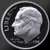 Roll of 2004 Proof Roosevelt Dimes
