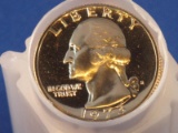 Roll of 1973 Proof Washington Quarters