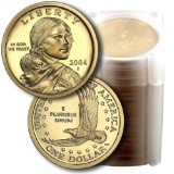 Roll of 2004 Proof Sacagawea Dollars