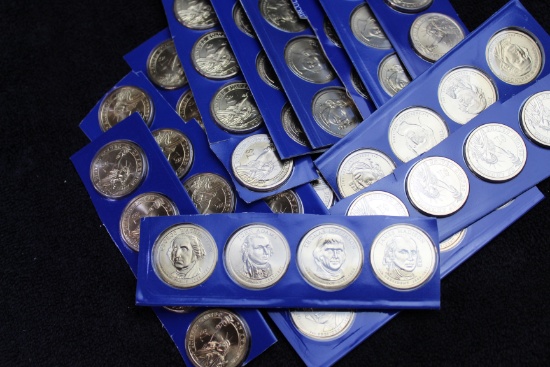 Roll of 2007 P BU Original Mint Cello Presidential Dollars $100 Face First Year of Mintage