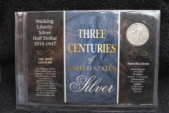Three Centuries of United States Silver - The 20th Century Walking Liberty Half