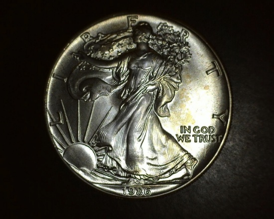 1986 1 oz. Silver Eagle BU