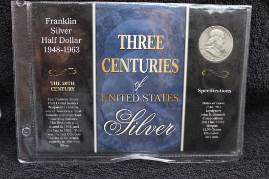 Three Centuries of United States Silver - The 20th Century Franklin Half