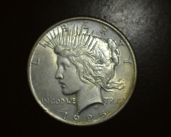 1925 Peace Dollar AU/BU