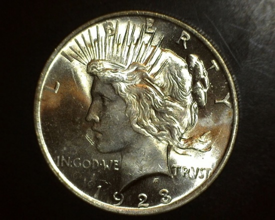 1923 Peace Dollar BU