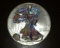 2000 Colorized Hologram 1 oz. American Silver Eagle BU