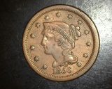 1856 Large Cent XF+