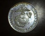 US Marines 1 oz. Silver Round BU