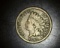 1862 Copper Nickel Indian Head Cent F