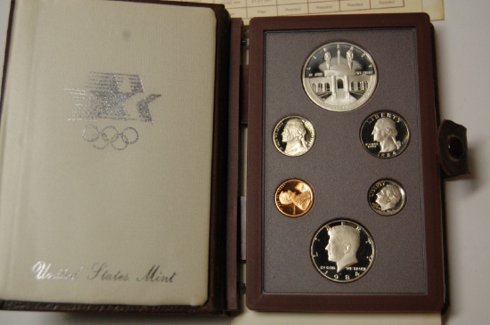 1984 Prestige Proof Set - Last set in the Leather Binder