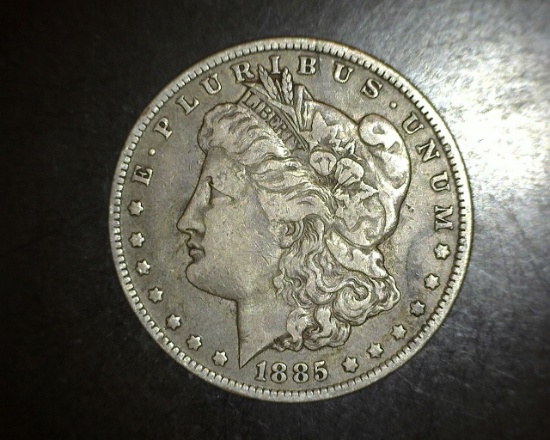 1885 O Morgan Dollar