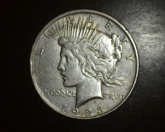 1923 D Peace Dollar