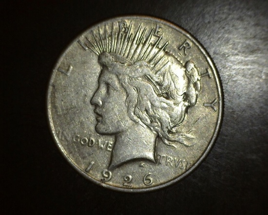 1926 S Peace Dollar