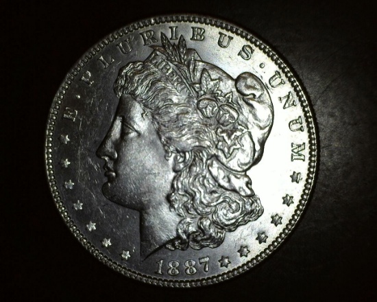1887 Morgan Dollar High MS