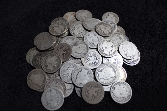 Roll of 20 Barber Quarters