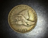 1857 Flying Eagle Cent F/VF