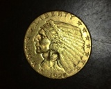 1926 $2 1/2 Gold Indian AU