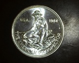 1984 The American Prospector 1 oz. Silver Round Engelhard