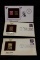 Lot of 3  - 22kt Gold First Day Covers OGP