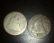 1853 & 1876 Seated Liberty Quarters