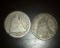 1876 & 1878 Seated Liberty Quarters