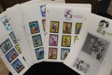 Lot of Disney First Day Cover Pages & Stamps